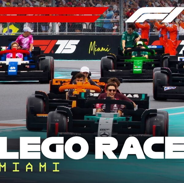 Lego-Parade am GP Miami